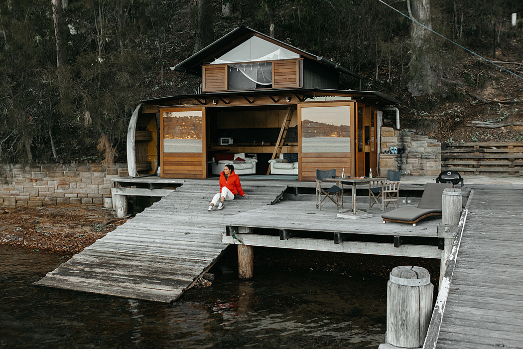 Morning Bay Boatshed – gdzie las spotyka się z morzem