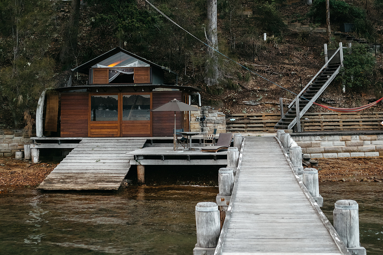 Morning Bay Boatshed – gdzie las spotyka się z morzem