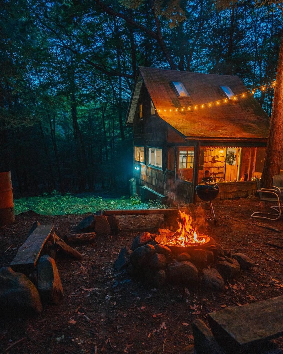 tiny catskill cabin