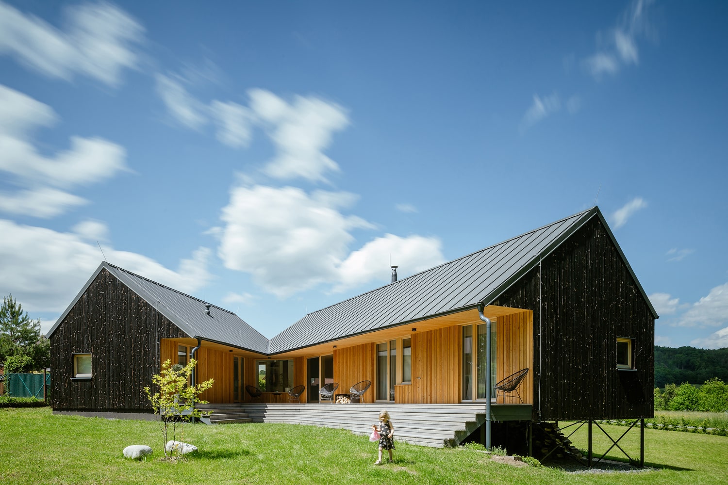 Dom z apartamentem dla teściów by Klar in Czech Republik