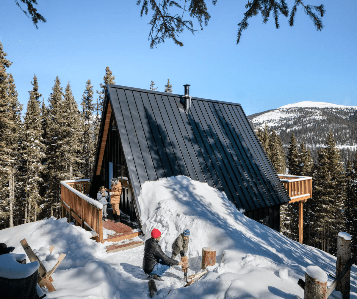 Śnieżna A-frame Amy Pigliacampo, Corey Szopinski