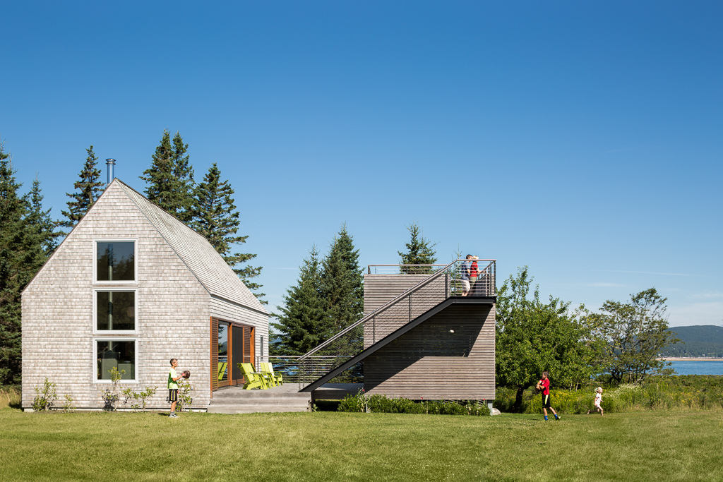 Dom na wyspie, Elliott + Elliott Architecture, Cranberry Isles, Stany Zjednoczone