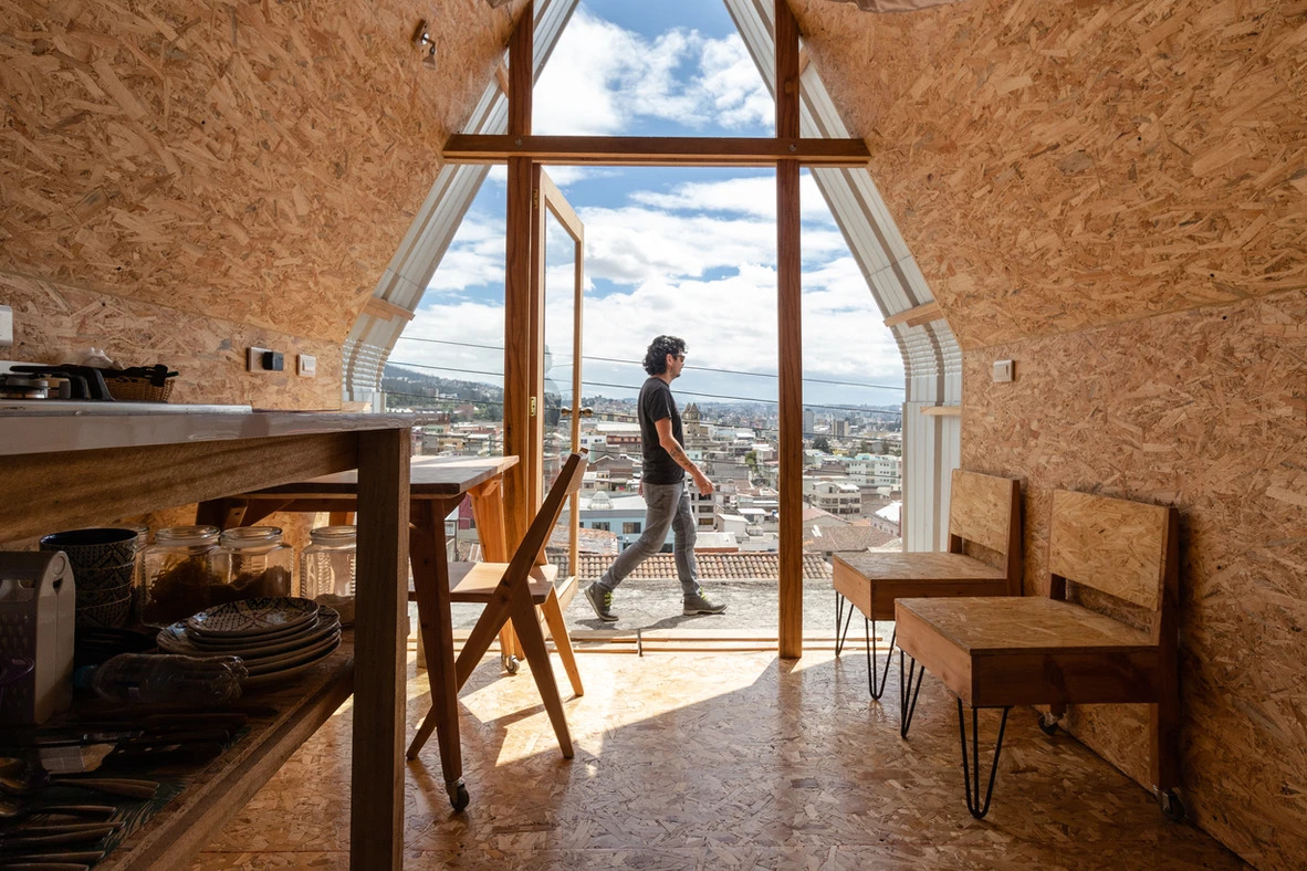 Casa parásito El Sindicato Arquitectura