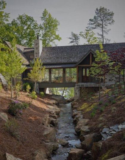 Smith Lake Waterfall, Barrett Architecture Studio