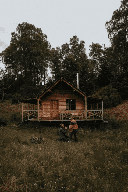 Inshriach Loghouse Canopy & Stars