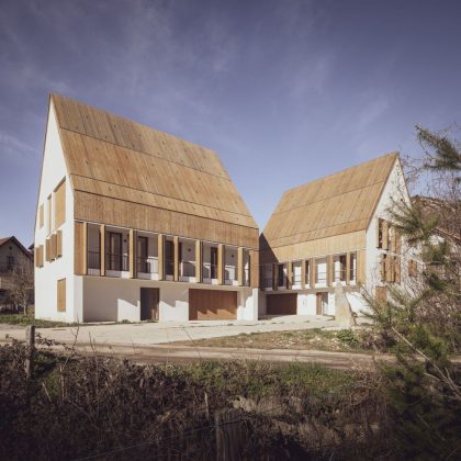 Housing in Garralda Nazareth Gutierrez Franco + Rodrigo Nuñez Arquitectos integracja krajobrazu ze środowiskiem