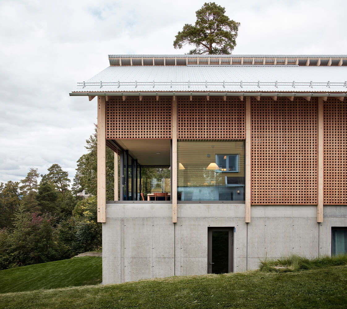 Villa Solveien R21 Arkitekter Kameralny dom rodzinny